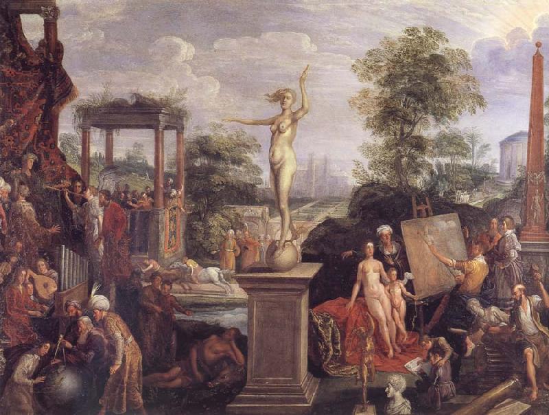 Frans Francken II Allegory Germany oil painting art